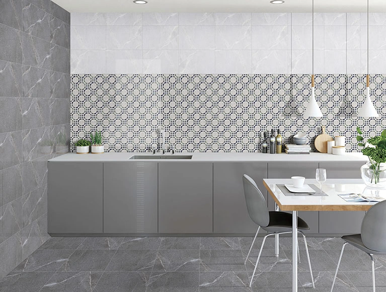 Simple kitchen design paired with matte black hardware and fixtures